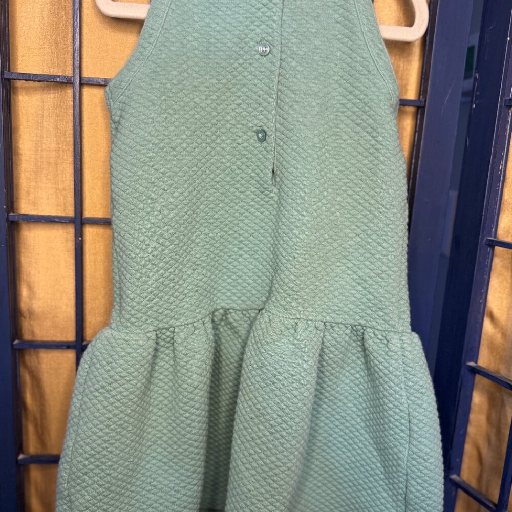 Janie & Jack Green Textured Ruffle Dress Toddler Girl 3T - Picture 5 of 5